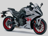 Suzuki GSX8R Fairings (2024-2025) Silver Gloss, Black, Red at KingsMotorcycleFairings.com