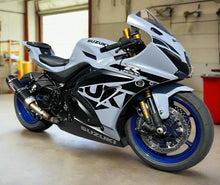 Suzuki GSXR1000 (2017-2025) Matte Blue Gray from KingsMotorcycleFairings.com