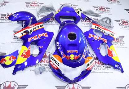 Suzuki GSXR1000 Fairing Kit (2000-2002) Blue RedBull from KingsMotorcycleFairings.com