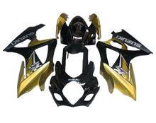 Suzuki GSXR1000 Fairing Kit (2007-2008) Black, Gold, Gray at KingsMotorcycleFairings.com