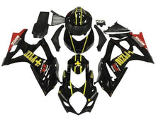 Suzuki GSXR1000 Fairing Kit (2007-2008) Black, Yellow Rizla at KingsMotorcycleFairings.com