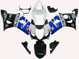Suzuki GSXR1000 Fairings (2003-2004) White, Black, Blue Elf at KingsMotorcycleFairings.com