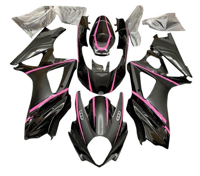 Suzuki GSXR1000 Fairings (2005-2006) Black, Pink, Matte Black at KingsMotorcycleFairings.com