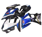Suzuki GSXR1000 Fairings (2005-2006) Black, White, Blue Corona at KingsMotorcycleFairings.com