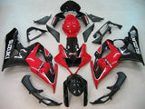 Suzuki GSXR1000 Fairings (2005-2006) Gloss Red, Black, White at KingsMotorcycleFairings.com