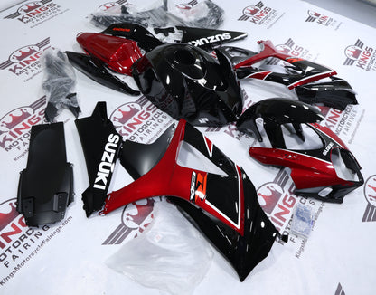 Suzuki GSXR1000 Fairings (2007-2008) Black, Candy Red, White from KingsMotorcycleFairings.com