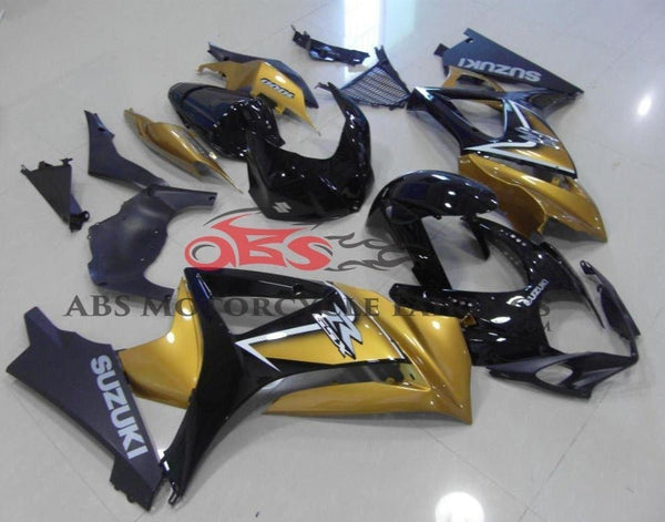 Suzuki GSXR1000 Fairings (2007-2008) Gold, Black at KingsMotorcycleFairings.com