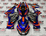 Suzuki GSXR1000 Fairings (2017-2025) Blue, Orange, Black Hi-Tech at KingsMotorcycleFairings.com