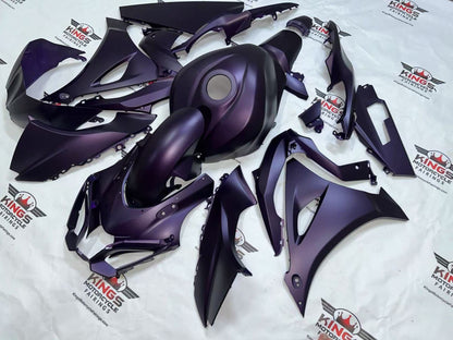 Suzuki GSXR1000 Fairings (2017-2025) Flat Dark Purple from KingsMotorcycleFairings.com