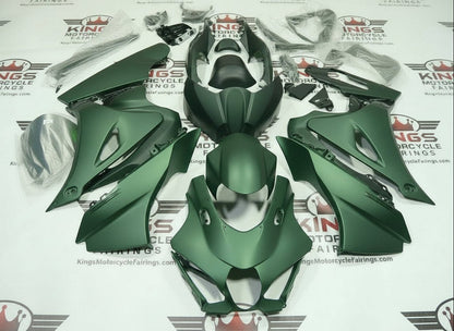 Suzuki GSXR1000 Fairings (2017-2025) Matte Army Green at KingsMotorcycleFairings.com