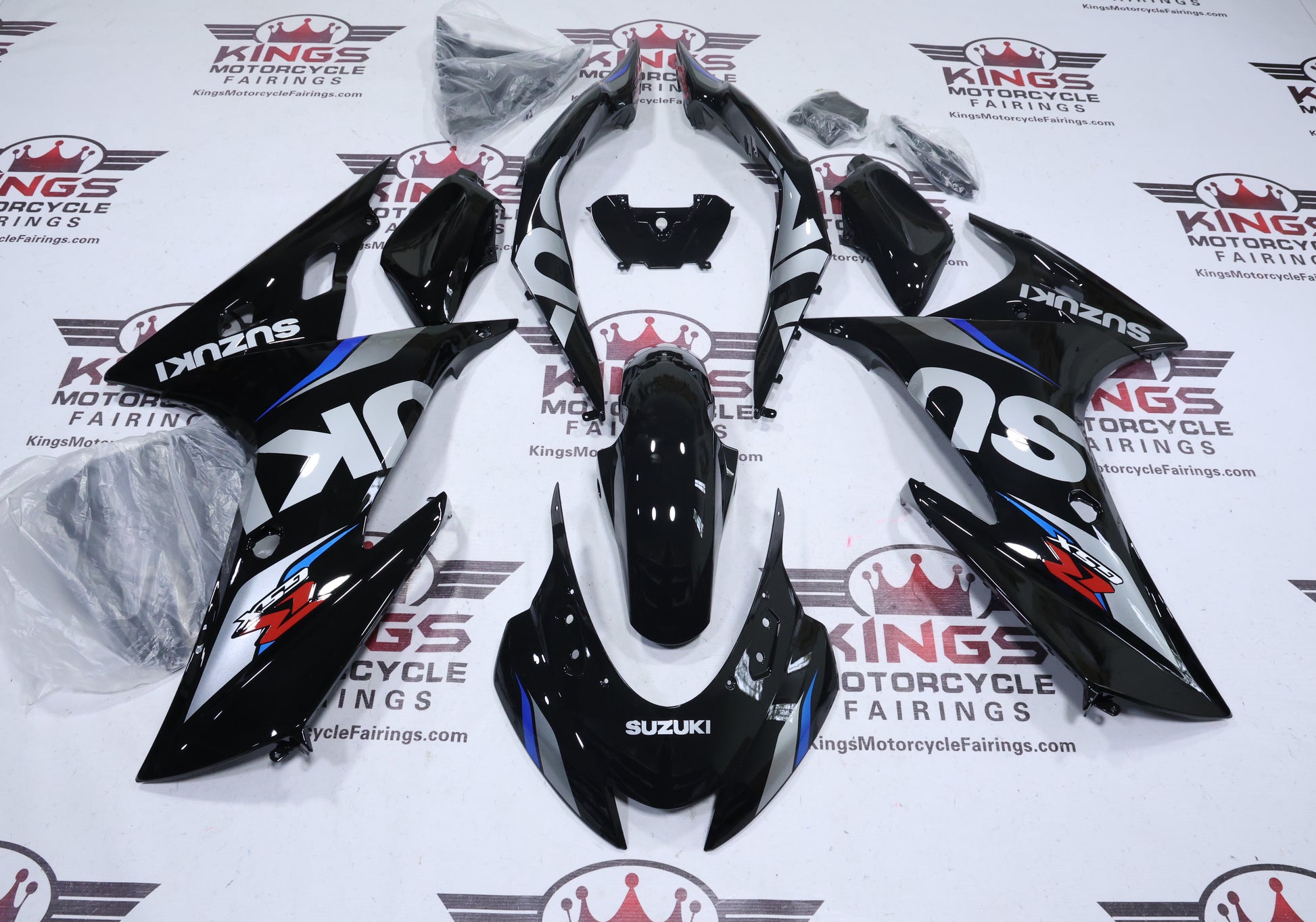 Suzuki GSXR125 Fairing Kit (2017-2025) Black, Silver, Blue, Red from KingsMotorcycleFairings.com