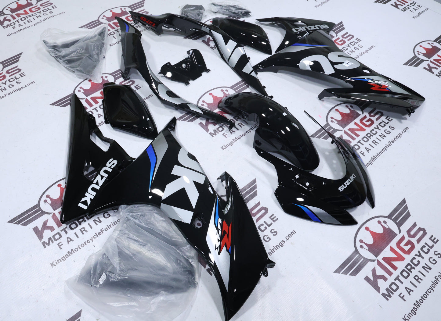Suzuki GSXR125 Fairing Set (2017-2025) Black, Silver, Blue, Red from KingsMotorcycleFairings.com