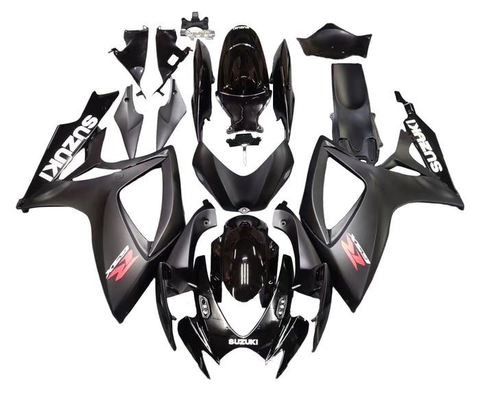 Suzuki GSXR600 Fairing Kit (2006-2007) Black, Matte Black, White, Red at KingsMotorcycleFairings.com