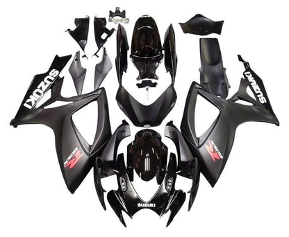 Suzuki GSXR600 Fairing Kit (2006-2007) Black, Matte Black, White, Red at KingsMotorcycleFairings.com