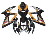Suzuki GSXR600 Fairing Kit (2006-2007) Black, Orange, White, Gray at KingsMotorcycleFairings.com
