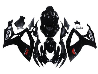 Suzuki GSXR600 Fairing Kit (2006-2007) Black, Red, Gray at KingsMotorcycleFairings.com