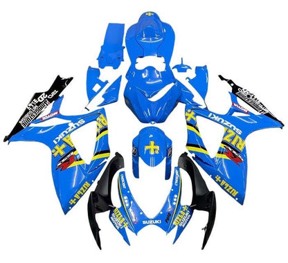 Suzuki GSXR600 Fairing Kit (2006-2007) Blue Rizla at KingsMotorcycleFairings.com