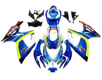 Suzuki GSXR600 Fairing Kit (2006-2007) Blue, Yellow, White, Red at KingsMotorcycleFairings.com