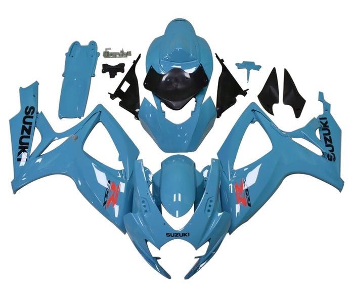 Suzuki GSXR600 Fairing Kit (2006-2007) Light Blue at KingsMotorcycleFairings.com