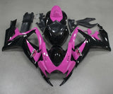 Suzuki GSXR600 Fairing Kit (2006-2007) Pink, Black at KingsMotorcycleFairings.com
