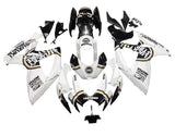 Suzuki GSXR600 Fairing Kit (2006-2007) White, Black, Gold Lucky Strike at KingsMotorcycleFairings.com