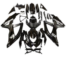 Suzuki GSXR600 Fairing Kit (2008-2010) Black, Matte Black at KingsMotorcycleFairings.com
