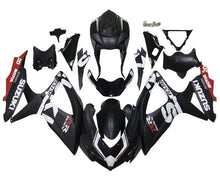 Suzuki GSXR600 Fairing Kit (2008-2010) Matte Black, White, Red at KingsMotorcycleFairings.com