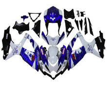 Suzuki GSXR600 Fairing Kit (2008-2010) White, Blue, Black Corona at KingsMotorcycleFairings.com