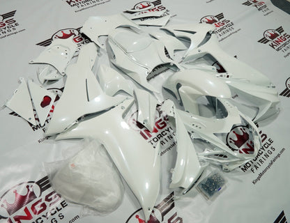 Suzuki GSXR600 Fairing Kit (2011-2024) White at KingsMotorcycleFairings.com