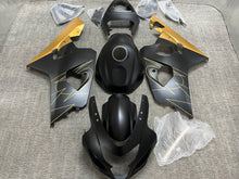 Suzuki GSXR600 Fairing Set (2004-2005) Flat Black, Gold Tribal from KingsMotorcycleFairings.com