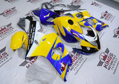 Suzuki GSXR600 Fairing Set (2004-2005) Yellow, Blue, White Motul at KingsMotorcycleFairings.com