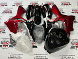 Suzuki GSXR600 Fairing Set (2011-2024) Black, Candy Red at KingsMotorcycleFairings.com