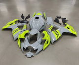 Suzuki GSXR600 Fairing kit (2006-2007) Nardo Gray, Neon Yellow at KingsMotorcycleFairings.com