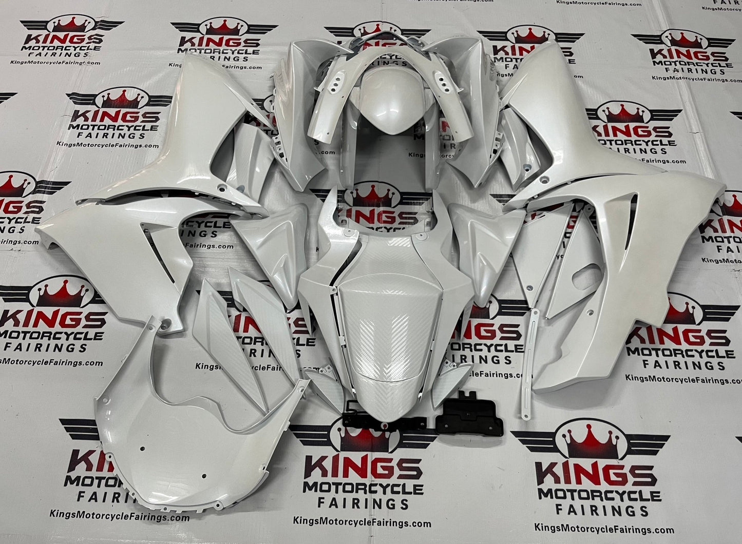 Suzuki GSXR600 Fairing kit (2011-2024) Pearl White at KingsMotorcycleFairings.com