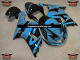 Suzuki GSXR 600 Fairings (2000-2003) Black & Light Blue at KingsMotorcycleFairings.com