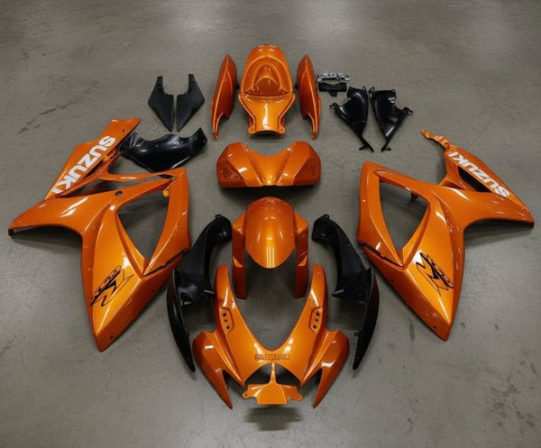 Suzuki GSXR600 Fairings (2006-2007) Orange Metallic at KingsMotorcycleFairings.com