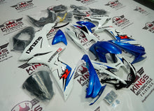 Suzuki GSXR600 Fairings (2011-2024) Blue, White Yoshimura at KingsMotorcycleFairings.com