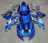 Suzuki GSXR750 Fairing Kit (2006-2007) Blue, Neon Yellow, White at KingsMotorcycleFairings.com