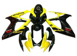 Suzuki GSXR750 Fairing Kit (2006-2007) Yellow, Black at KingsMotorcycleFairings.com