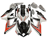 Suzuki GSXR750 Fairing Kit (2008-2010) Black, White, Red Yoshimura at KingsMotorcycleFairings.com