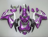 Suzuki GSXR750 Fairings (2006-2007) Purple, White at KingsMotorcycleFairings.com