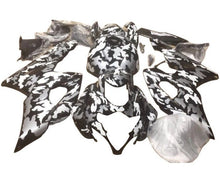 Suzuki GSXR 1000 Fairing Kit (2000-2002) Black, White, Gray Camouflage at KingsMotorcycleFairings.com