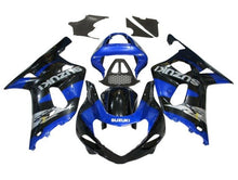 Suzuki GSXR 1000 Fairing Kit (2000-2002) Blue, Black, Chrome at KingsMotorcycleFairings.com
