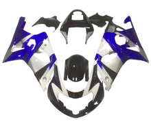Suzuki GSXR 1000 Fairing Kit (2000-2002) Silver, Blue, Black, Dark Blue at KingsMotorcycleFairings.com