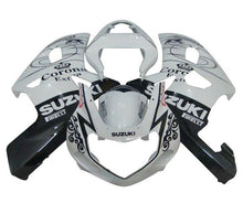 Suzuki GSXR 1000 Fairing Kit (2000-2002) White, Black Tribal at KingsMotorcycleFairings.com
