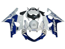 Suzuki GSXR 1000 Fairing Kit (2000-2002) White, Blue Jordan at KingsMotorcycleFairings.com