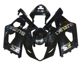 Suzuki GSXR 1000 Fairing Kit (2003-2004) Black, Chrome at KingsMotorcycleFairings.com