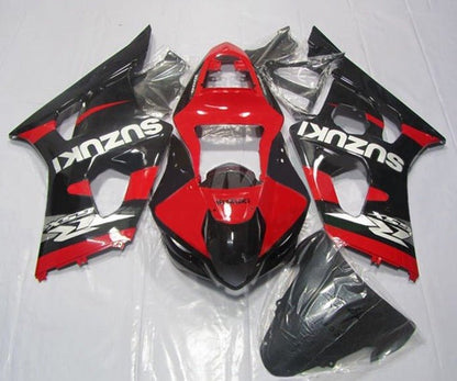 Suzuki GSXR 1000 Fairing Kit (2003-2004) Red, Black, Silver at KingsMotorcycleFairings.com