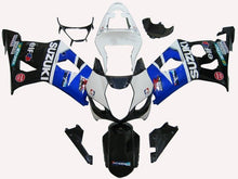 Suzuki GSXR 1000 Fairing Kit (2003-2004) White, Black, Blue Elf at KingsMotorcycleFairings.com