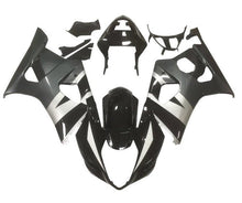 Suzuki GSXR 1000 Fairings (2003-2004) Black, Silver, Gray at KingsMotorcycleFairings.com